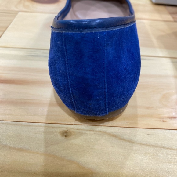 Banana Republic size 6 Blue suede ballerina flats - Picture 5 of 11